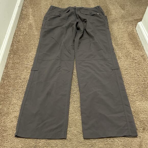 North Face Pants Horizon Tempest Nylon Ripstop Hiking Gray Womens 12 - Picture 7 of 8